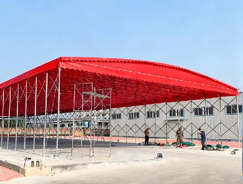 厂区推拉篷安装