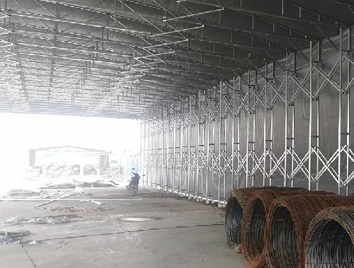 工业大型移动伸缩仓库大篷